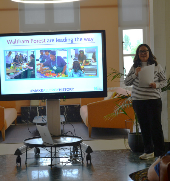 Natasha Allergy Research Foundation comes to Waltham Forest WF Catering